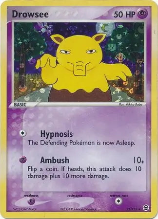 FireRed & LeafGreen Drowzee #32/112 reverse holo