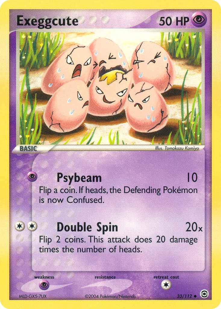 FireRed & LeafGreen Exeggcute #33/112