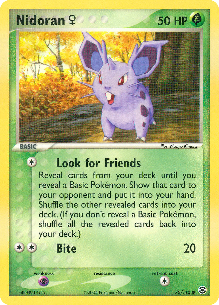 FireRed & LeafGreen Nidoran(F) #70/112