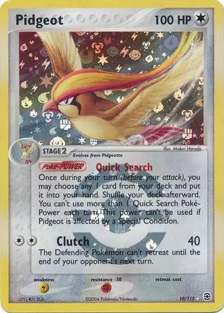 FireRed & LeafGreen Pidgeot #10/112 reverse holo