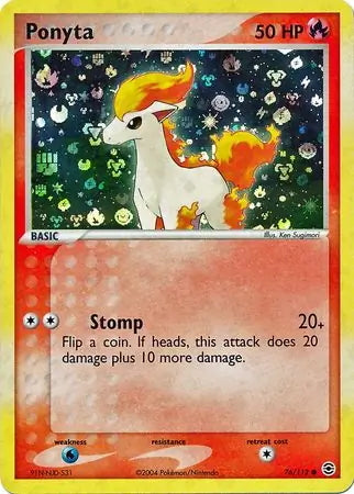 FireRed & LeafGreen Ponyta #76/112 reverse holo