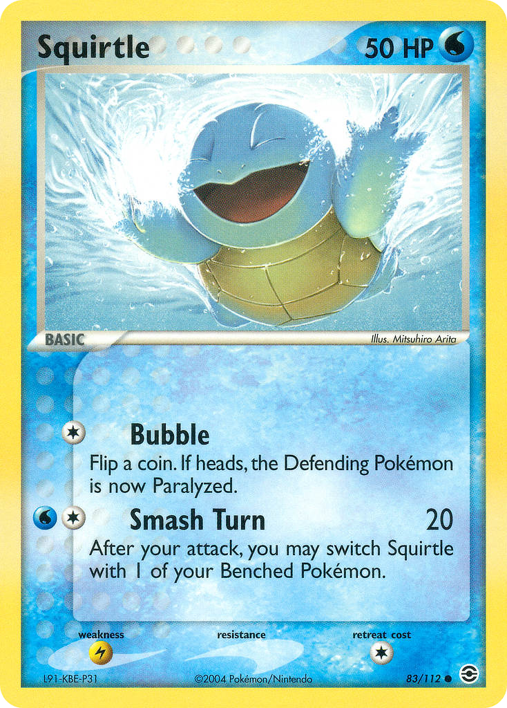 FireRed & LeafGreen Squirtle #83/112