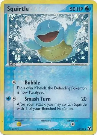 FireRed & LeafGreen Squirtle #83/112 reverse holo