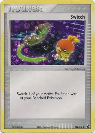 FireRed & LeafGreen Switch #102/112 reverse holo