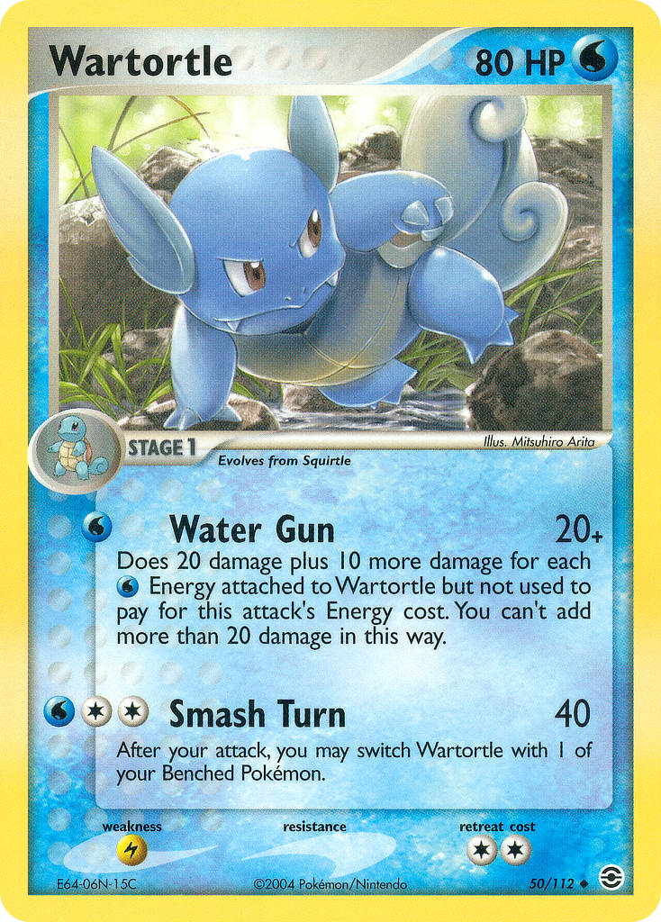 FireRed & LeafGreen Wartortle #50/112