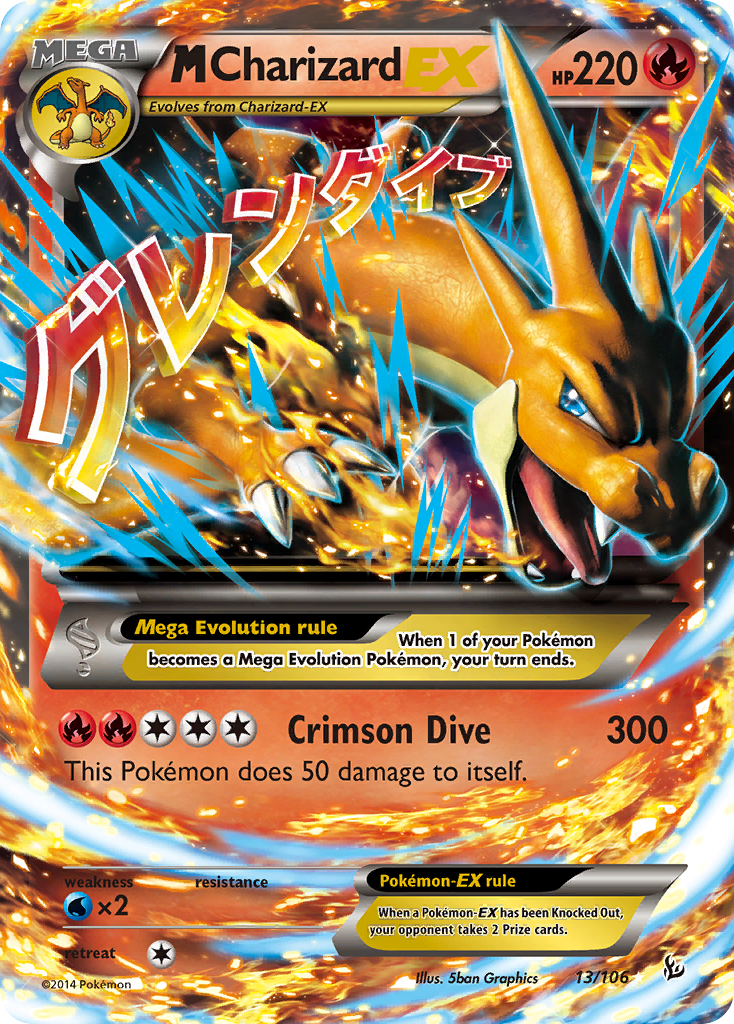 Flashfire M Charizard EX #13/106