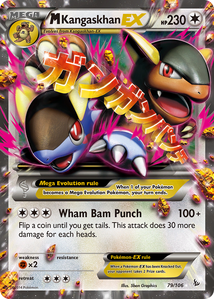 Flashfire M Kangaskhan EX #79/106