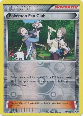 Flashfire Pokémon Fan Club #94/106 reverse holo