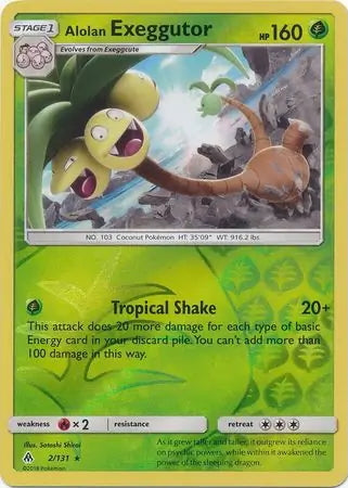 Forbidden Light Alolan Exeggutor #2/131 reverse holo