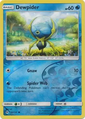 Forbidden Light Dewpider #32/131 reverse holo