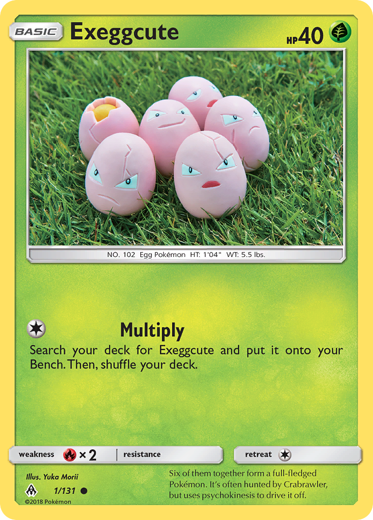 Forbidden Light Exeggcute #1/131