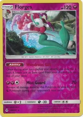 Forbidden Light Florges #86/131 reverse holo