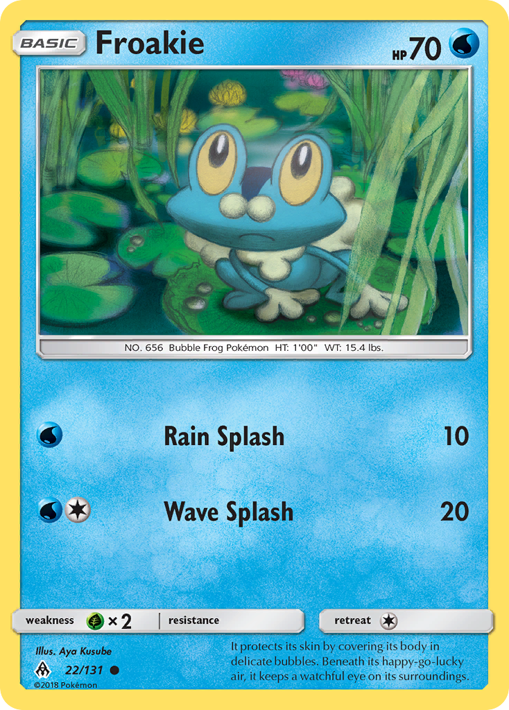 Forbidden Light Froakie #22/131