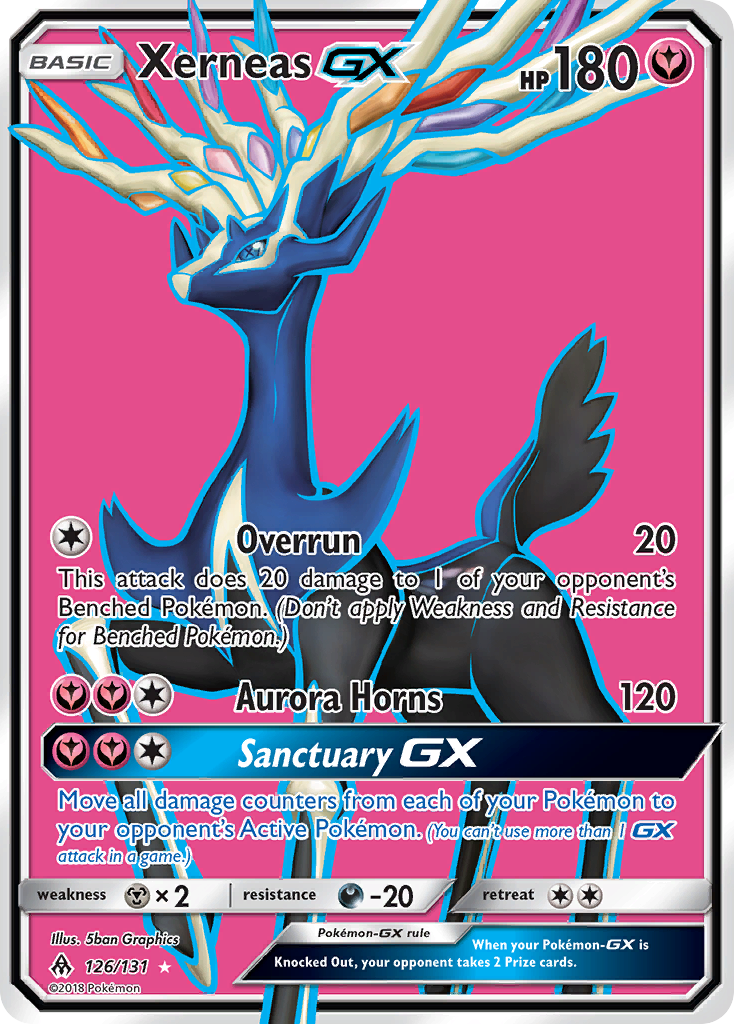 Forbidden Light Xerneas GX #126/131