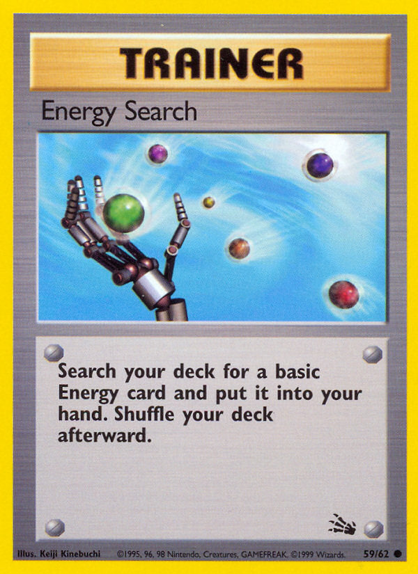 Fossil set Energy Search #59/62 unlimited