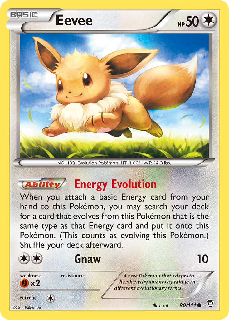 Furious Fists Eevee #80/111