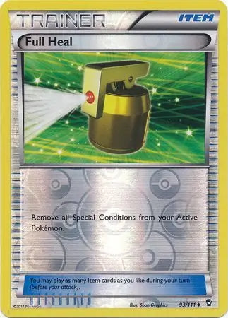Furious Fists Full Heal #93/111 reverse holo