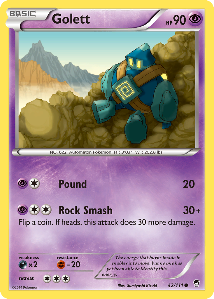 Furious Fists Golett #42/111