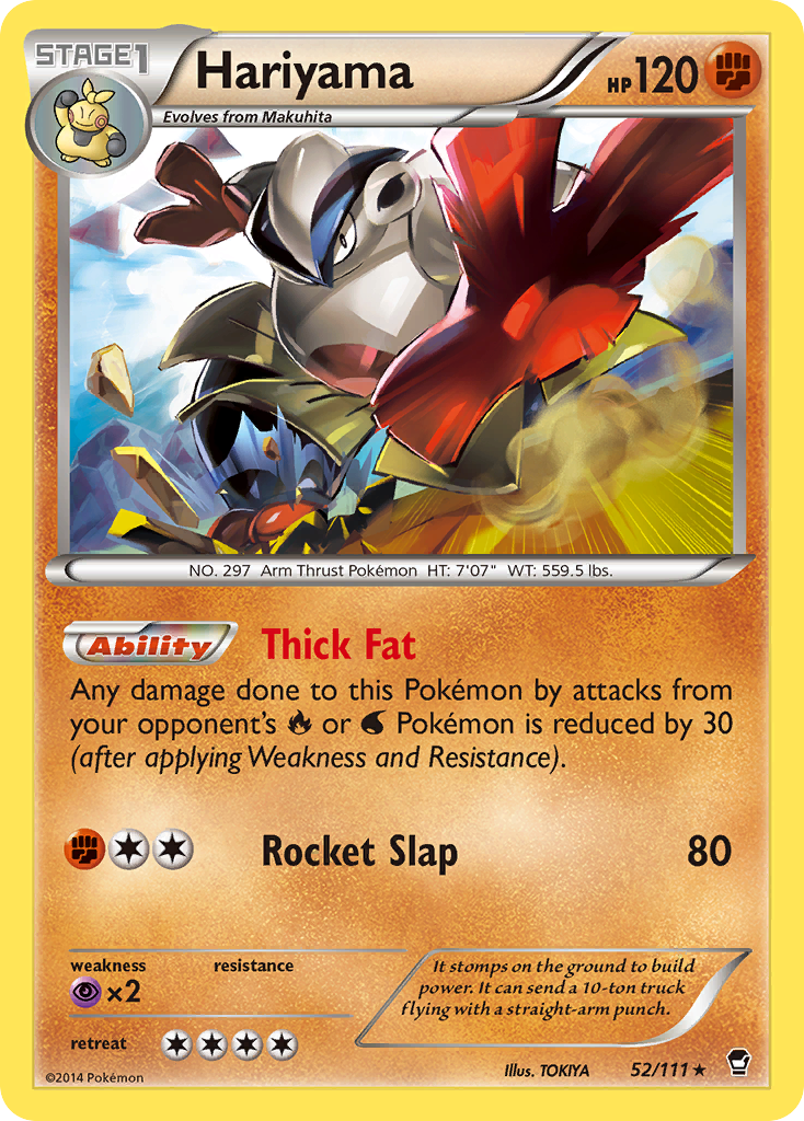 Furious Fists Hariyama #52/111
