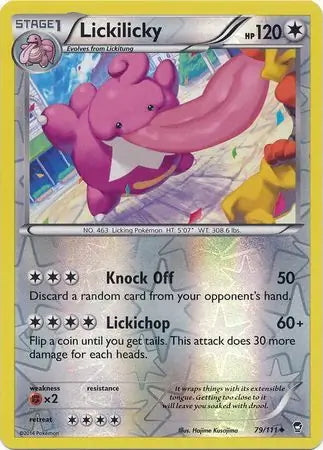 Furious Fists Lickilicky #79/111 reverse holo