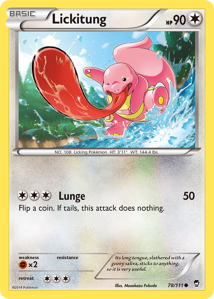 Furious Fists Lickitung #78/111