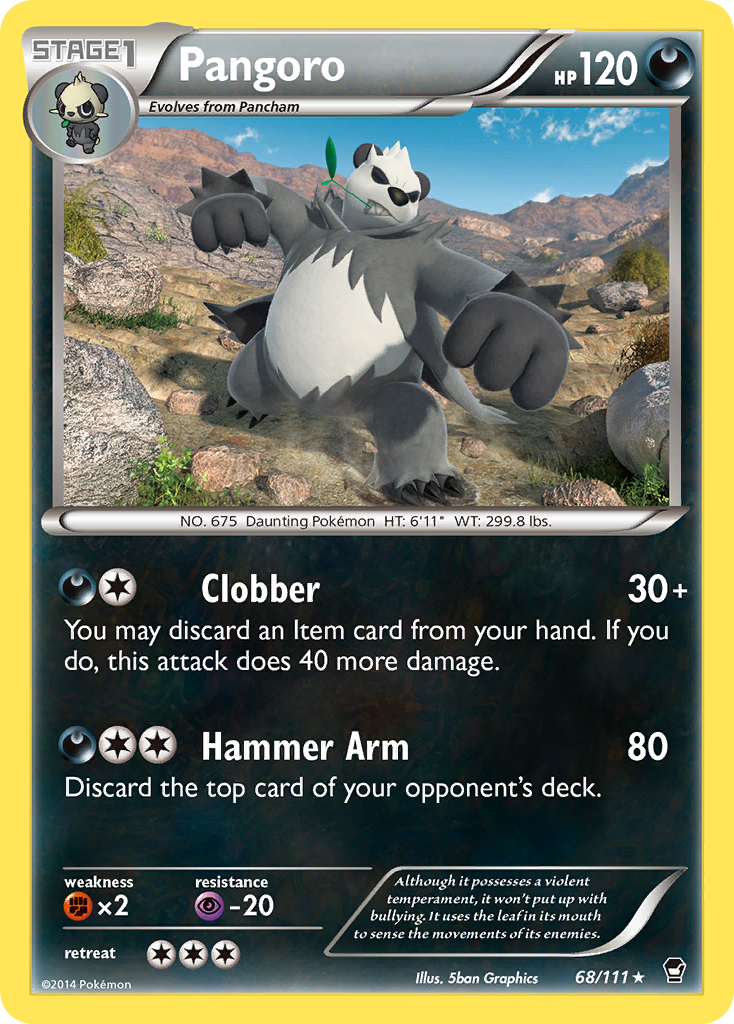 Furious Fists Pangoro #68/111
