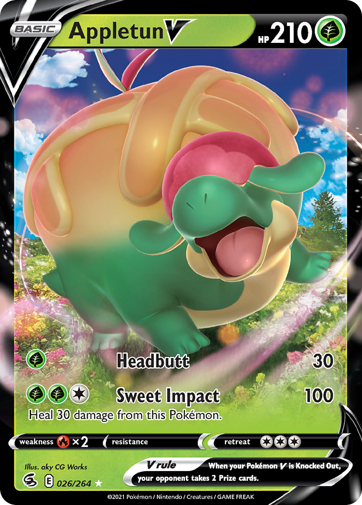 Fusion Strike Appletun V #26/264