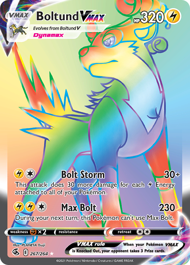 Fusion Strike Boltund VMAX #267/264