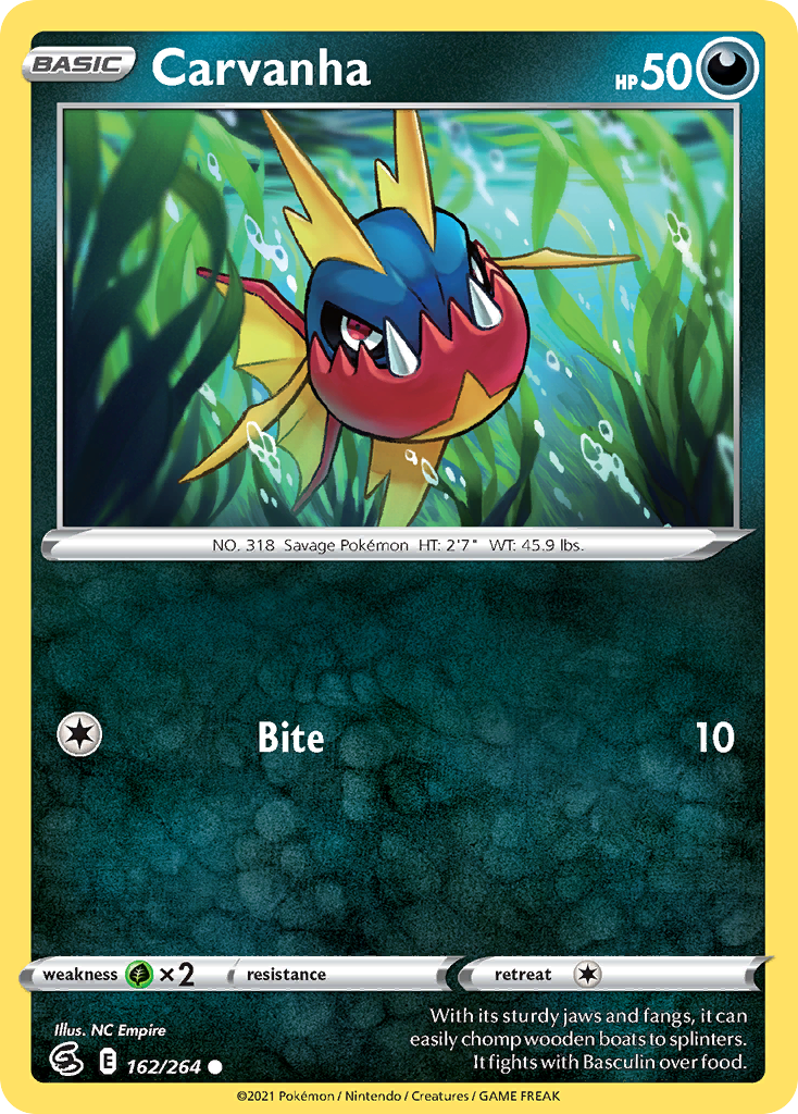 Fusion Strike Carvanha #162/264