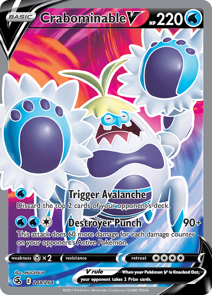 Fusion Strike Crabominable V #248/264