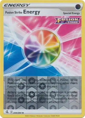 Fusion Strike Fusion Strike Energy #244/264 reverse holo