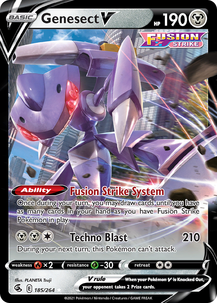 Fusion Strike Genesect V #185/264