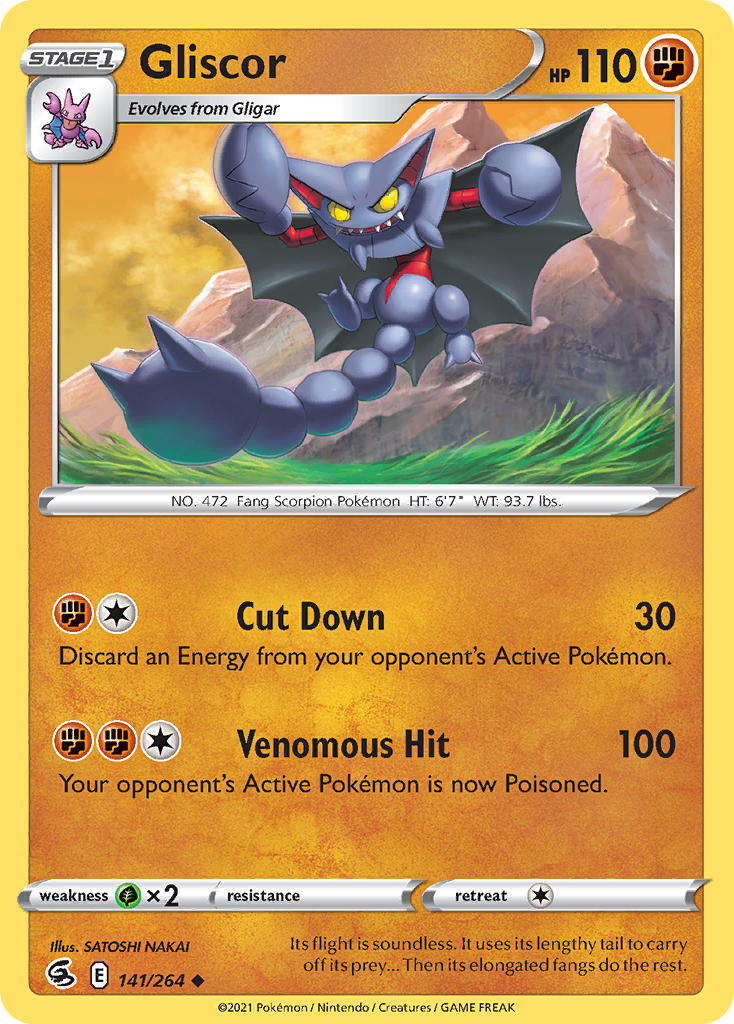 Fusion Strike Gliscor #141/264