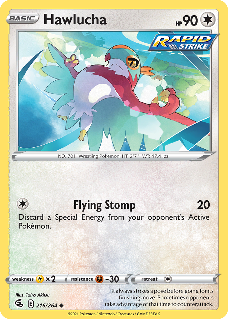 Fusion Strike Hawlucha #216/264