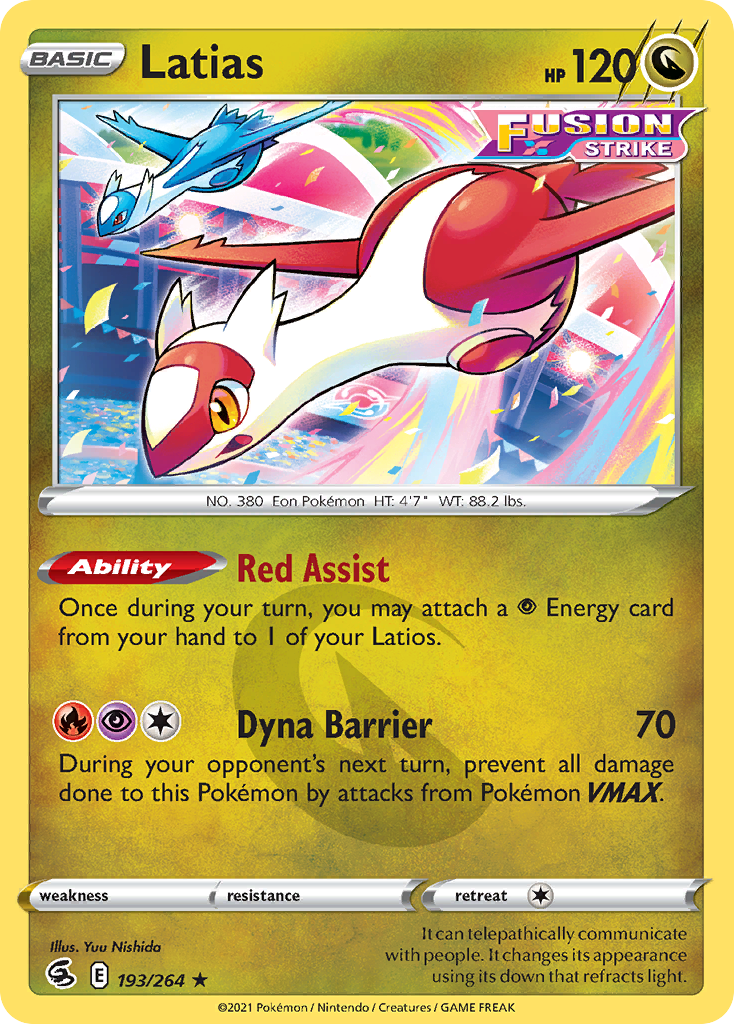 Fusion Strike Latias #193/264