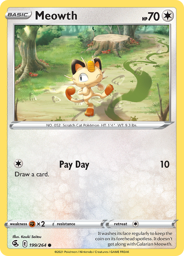 Fusion Strike Meowth #199/264