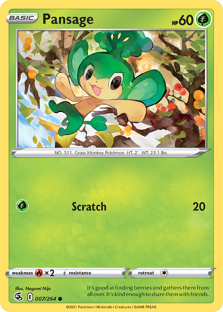 Fusion Strike Pansage #7/264