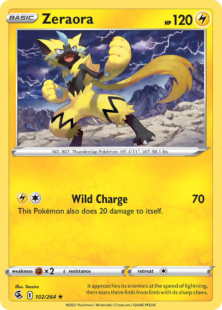 Fusion Strike Zeraora #102/264