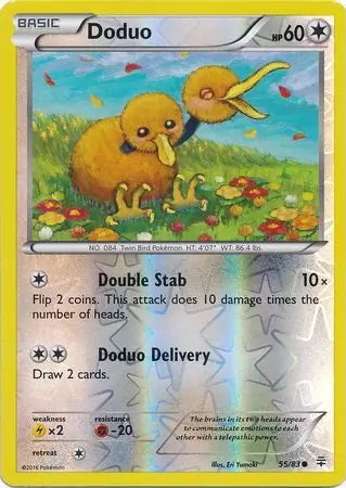 Generations Doduo #55/83 reverse holo