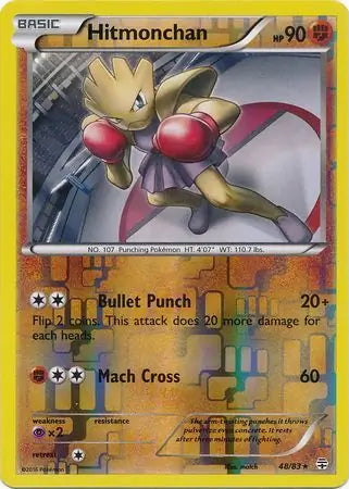 Generations Hitmonchan #48/83 reverse holo