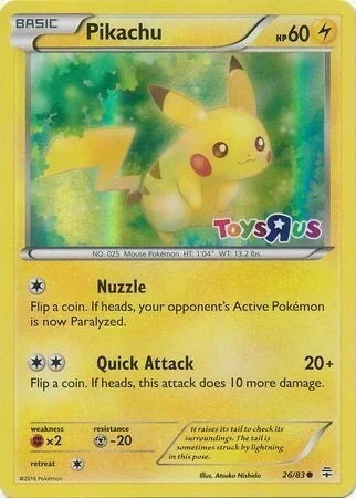 Generations Pikachu #26 Toys R Us Promo