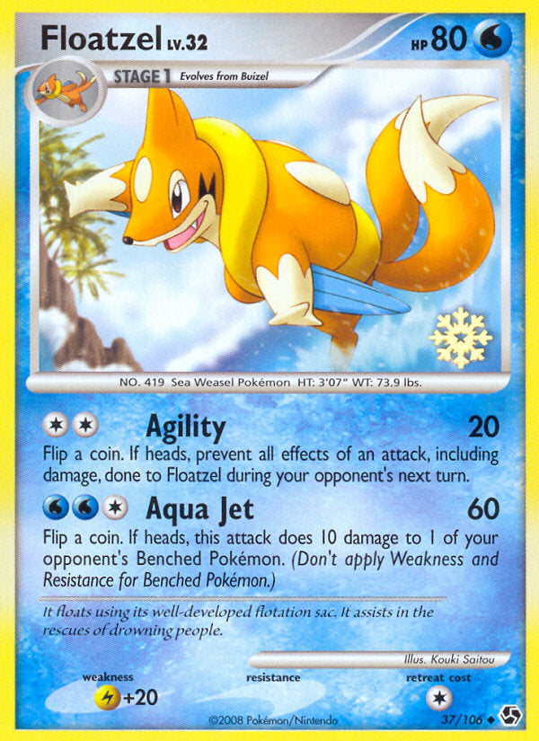 Great Encounters Floatzel #37 Promo