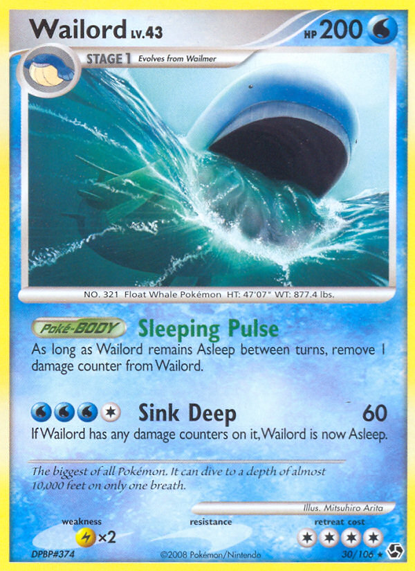 Great Encounters Wailord #30/106