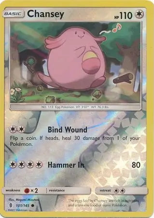 Guardians Rising Chansey #101/145 reverse holo