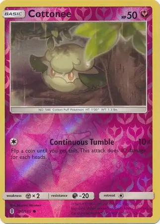 Guardians Rising Cottonee #90/145 reverse holo