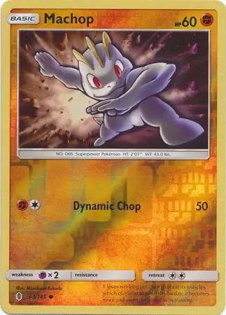 Guardians Rising Machop #63/145 reverse holo