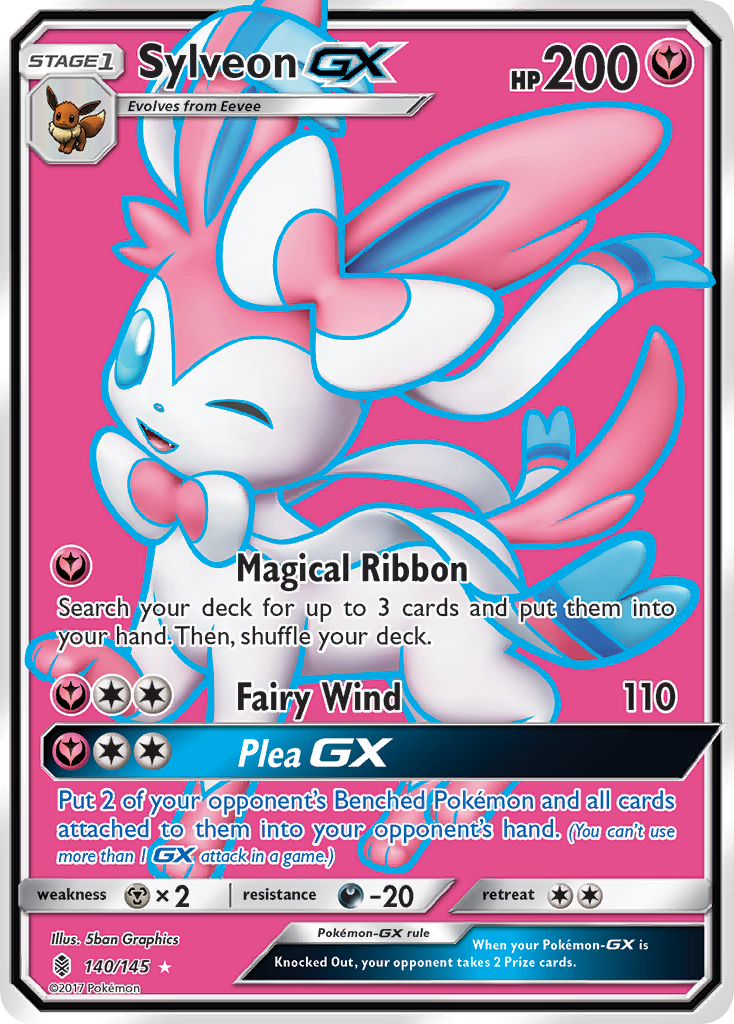 Guardians Rising Sylveon GX #140/145