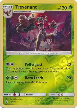 Guardians Rising Trevenant #7/145 reverse holo