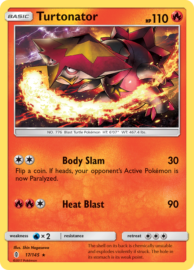 Guardians Rising Turtonator #17/145