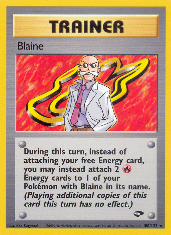 Gym Challenge Blaine #100/132 unlimited